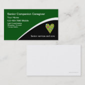 上級介護者トレンディーハート名刺 名刺 (正面/裏面)