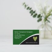 上級介護者トレンディーハート名刺 名刺 (スタンド正面)