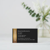 上級会計士の名刺 名刺 (スタンド正面)