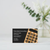 上級会計士の名刺 名刺 (スタンド正面)