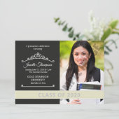 上級卒業のお知らせと招待状 案内状 (スタンド正面)