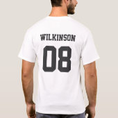 上級卒業クラス（年の追加） Tシャツ (裏面)