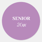 上級卒業シール ラウンドシール (正面)