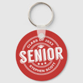 上級卒業生のためのカスタマイズ卒業記念 キーホルダー (正面)