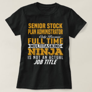 上級在庫計画管理者 Tシャツ