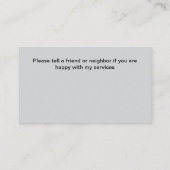 上級管理者シンプル名刺 名刺 (裏面)