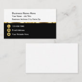 上級管理職企業のの編集可能な名刺 名刺 (正面/裏面)