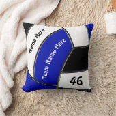 上級者またパーソナライズされたはバレーボールチームの贈答アイディア クッション (ブランケット)