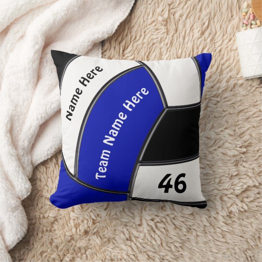 上級者またパーソナライズされたはバレーボールチームの贈答アイディア クッション (ブランケット)