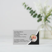 上級顧問ファイナンシャルリタイアビジネスカード 名刺 (スタンド正面)