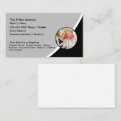 上級顧問ファイナンシャルリタイアビジネスカード 名刺 (正面/裏面)