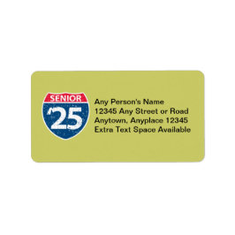 上級25名のラベルを州内に ラベル