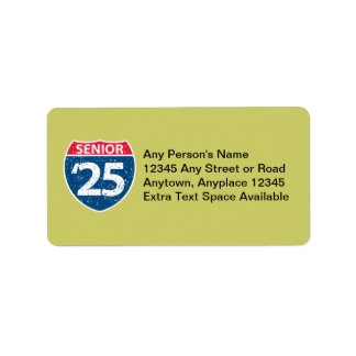 上級25名のラベルを州内に ラベル