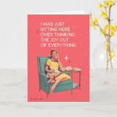 上考えに カード (黄色い花)