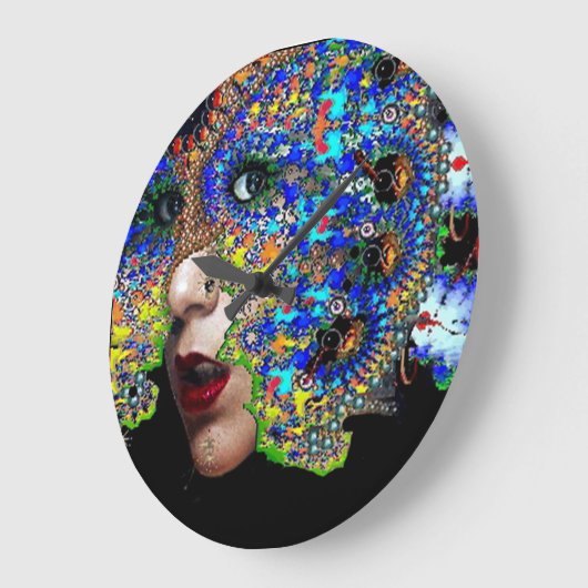 上肢 ラージ壁時計 (傾斜)