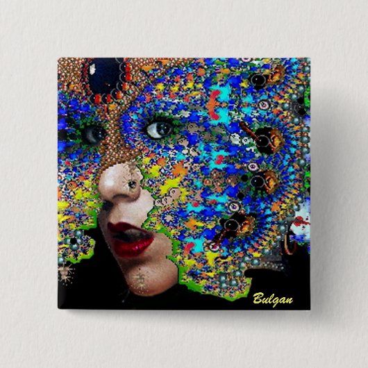 上肢 缶バッジ (正面)