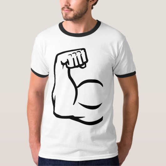 上腕二頭筋 Tシャツ (正面)