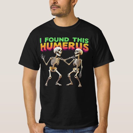 上腕骨発見 Tシャツ (正面)