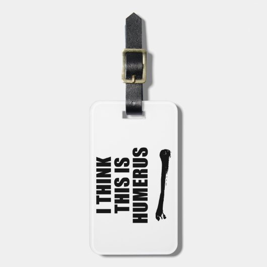 上腕骨 ラゲッジタグ (正面縦)