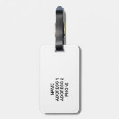 上腕骨 ラゲッジタグ (裏面縦)