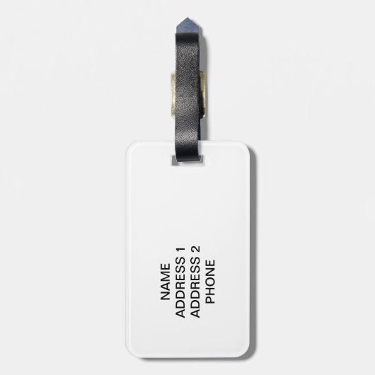 上腕骨 ラゲッジタグ (裏面縦)