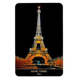 上記からパリを体験：エッフェルタワーフレキシブル マグネット