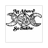 上記のようにトリプルムーンシンボルの下に ラバースタンプ (インプリント)