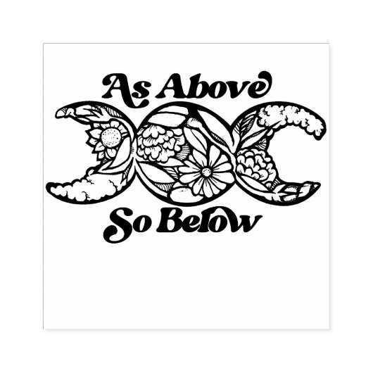 上記のようにトリプルムーンシンボルの下に ラバースタンプ (インプリント)