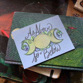 上記のようにトリプル異教のムーンアートより下に ポストカード