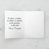 上記のように、グリーティングカードの下 カード (内部)