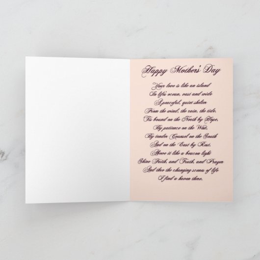 上記のように、母の日のカードの下に カード (内部)