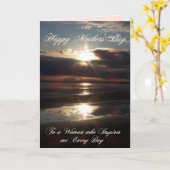 上記のように、母の日のカードの下に カード (黄色い花)