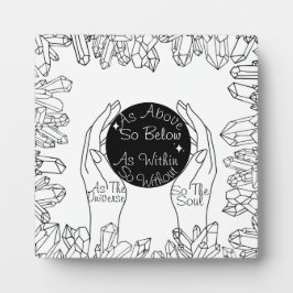 上記のクリスタルボール フォトプラーク