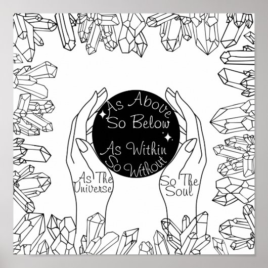 上記のクリスタルボール ポスター (正面)