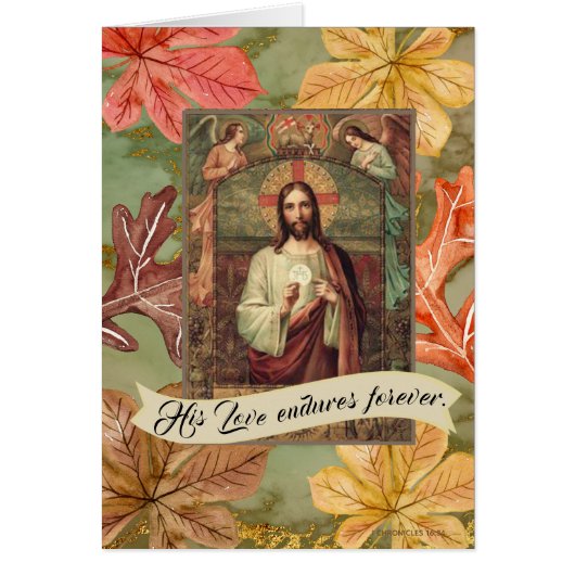 上記の天使の聖餐式のホストを握っているイエス・キリスト (正面)