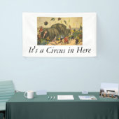 上象の曲芸師 横断幕 (トレードショー)