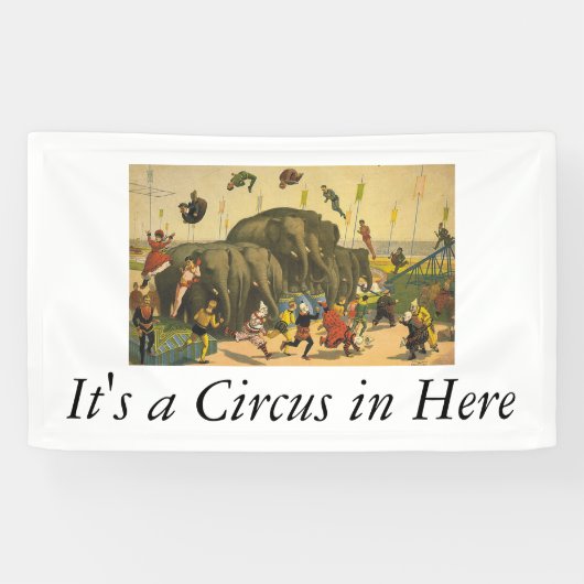 上象の曲芸師 横断幕 (横)