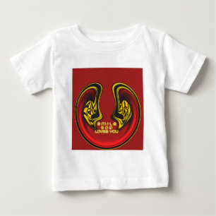 上賛美から:神の愛のスピリチュアル挨拶 ベビーTシャツ