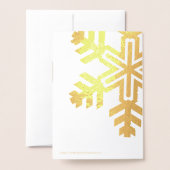 上質なカスタマイズ可能なホリデーカード 箔カード (裏面封筒付き)