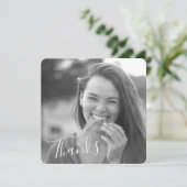 上質なスクリプトブラック/ホワイト感謝してい卒業写真 セーブザデート (スタンド正面)