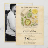 上質なスパでの贅沢な美容デー ブライダルシャワー 招待状 (正面/裏面)