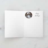 上質な南部のペンギンのホリデーカード シーズンカード (内部)