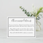 上質な宿泊施設 エンクロージャーカード (スタンド正面)