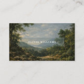 上質な風景 結婚式 ロマンチック 青 プレイスカード (正面)