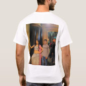 上質メンズグラフィックティー Tシャツ (裏面)