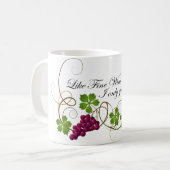 "上質ワインのように…" コーヒー・マグ コーヒーマグカップ (正面左)