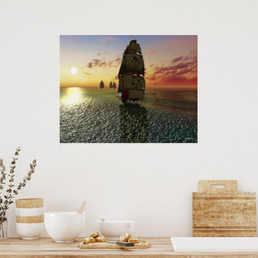 上走に ポスター (キッチン)