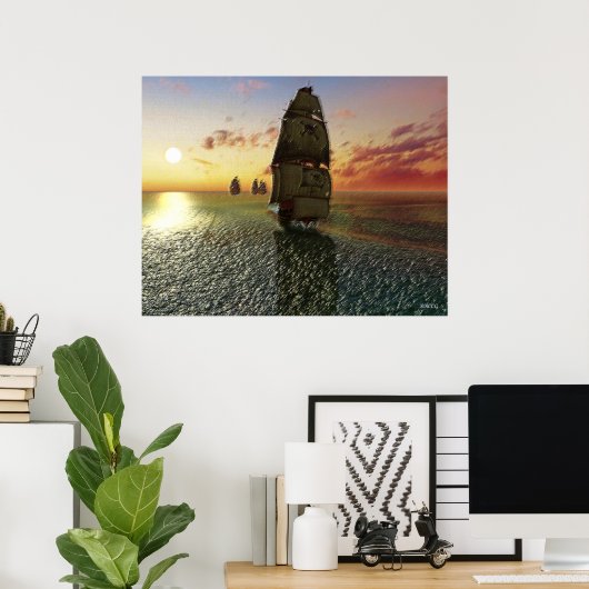 上走に ポスター (ホームオフィス)