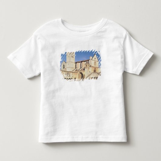 上部および下の教会1228-53年の外面 トドラーTシャツ (正面)