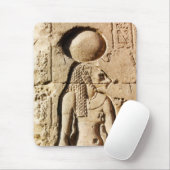 上部のエジプトのSekhmet猫の女神 マウスパッド (マウス)